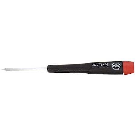 Wiha Torx Screwdriver with Precision Handle, T5 x 40mm 96705